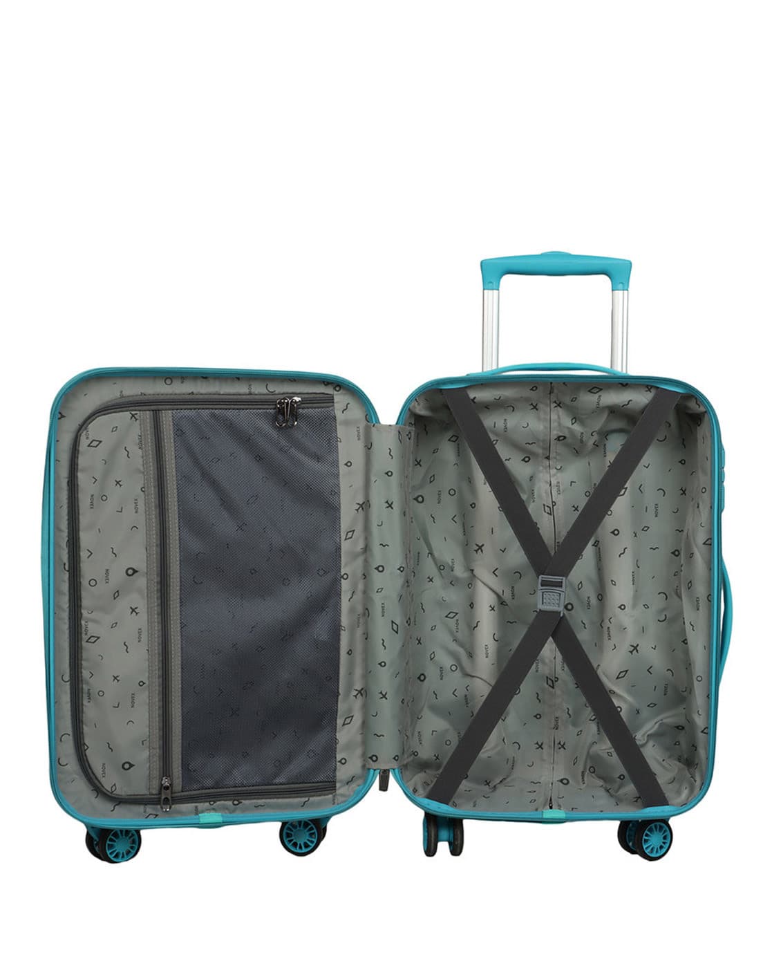 Buy Novex Trolley Bag with Number Lock Online | Ajio.com