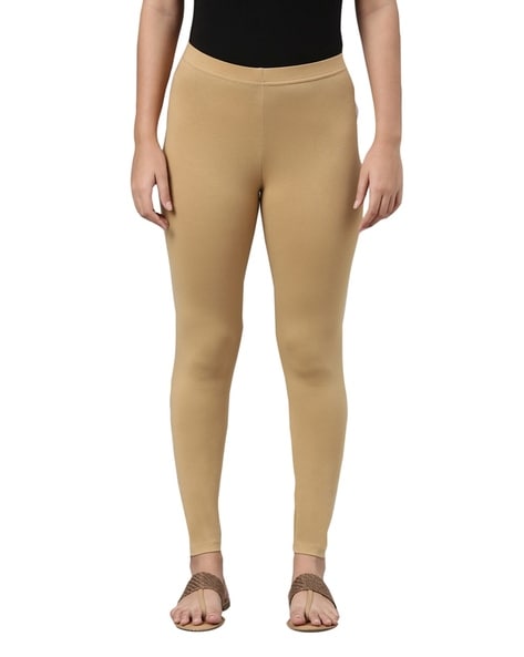 Buy GO COLORS Red Womens Stretch Mid Rise Skinny Fit Leggings | Shoppers  Stop-nextbuild.com.vn