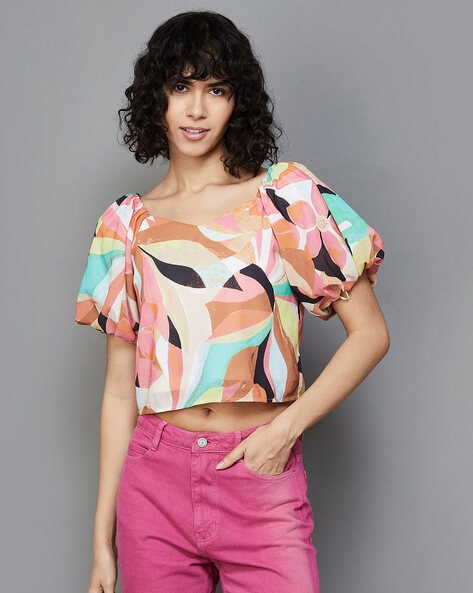 Buy Multicoloured Tops for Women by Ginger by lifestyle Online Ajio