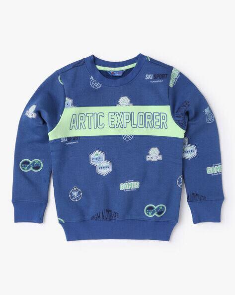 Buy Blue Sweatshirts Hoodie for Boys by KB TEAM SPIRIT Online