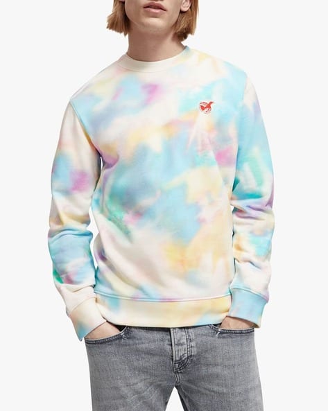 Crewneck Sweatshirt Scotch And Soda Tie Dye Sweatshirt Scotch Soda