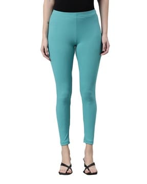 Buy Purple Leggings for Women by GO COLORS Online