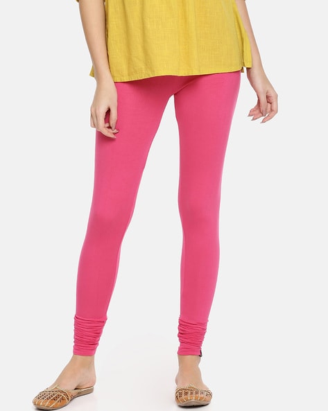 Buy online Pink Cotton Legging from girls for Women by V-mart for ₹229 at  0% off | 2024 Limeroad.com