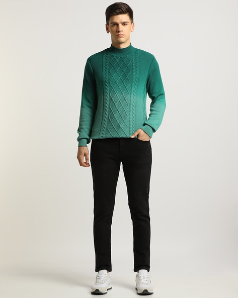 Sweater hot sale dark green