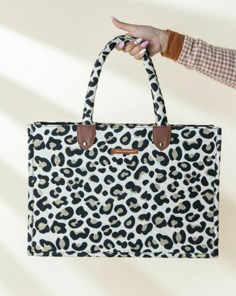 Buy Ted Baker Women Yellow Leopard Print Tote Bag Online - 678082 | The  Collective