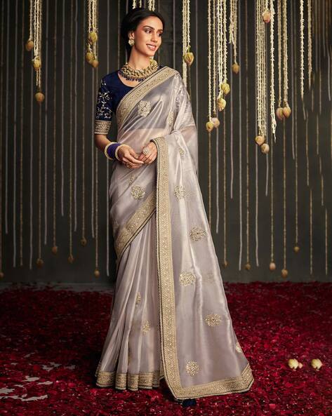 Luxurious Metallic Olive Gold Linen Handloom Saree - Karustuti