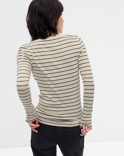 Buy Black Beige Tops for Women by GAP Online Ajio