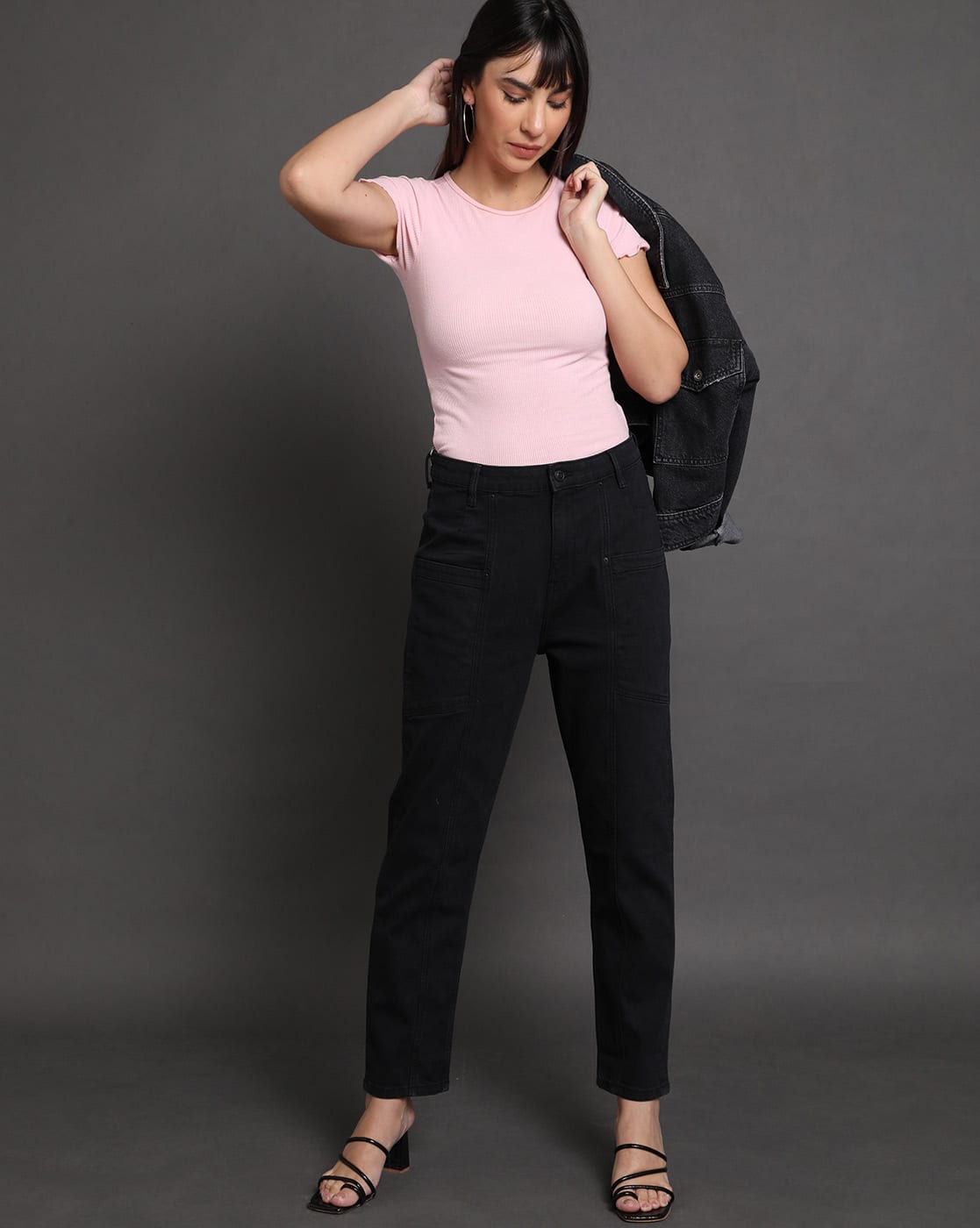 Women High-Rise Relaxed Fit Jeans