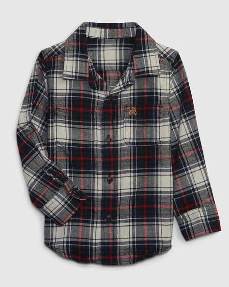 Gap Kids Checked Regular Fit Shirt