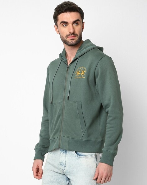 Buy Green Sweatshirt Hoodies for Men by La Martina Online Ajio