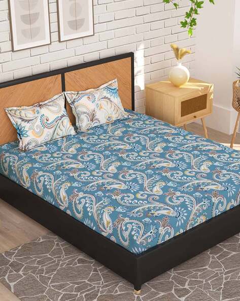 Double cot best sale bed sheet size