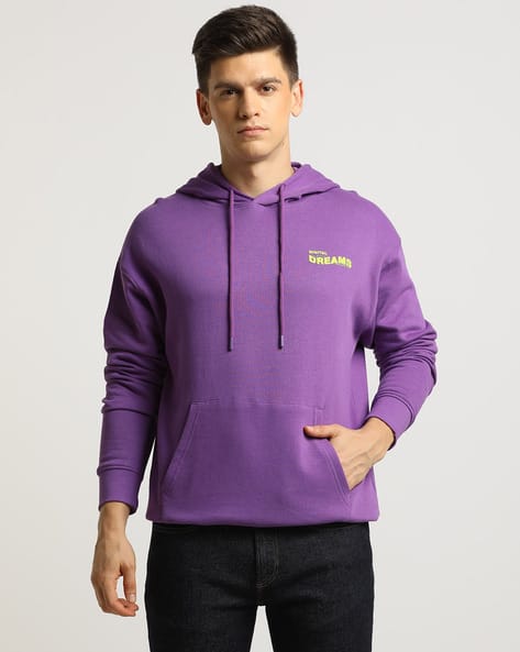 Buy Purple Sweatshirt & Hoodies for Men by Altheory by AZORTE