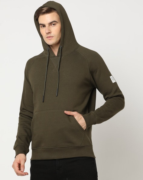 Slim Fit Kangaroo Pocket Hoodies