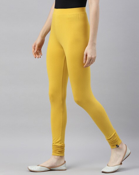 Solid Color 5 Inch High Waisted Ankle Leggings - Its All Leggings