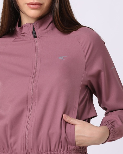 Nike rose cheap gold track jacket