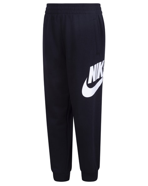 Nike Boys' Core Fleece Trackpants / Tracksuit Pants - Black/White |  Catch.com.au