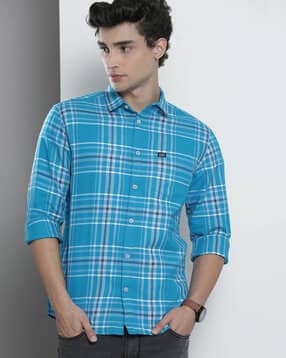 the indian garage co Men Plaid Checked Regular Fit Shirt-picture-43