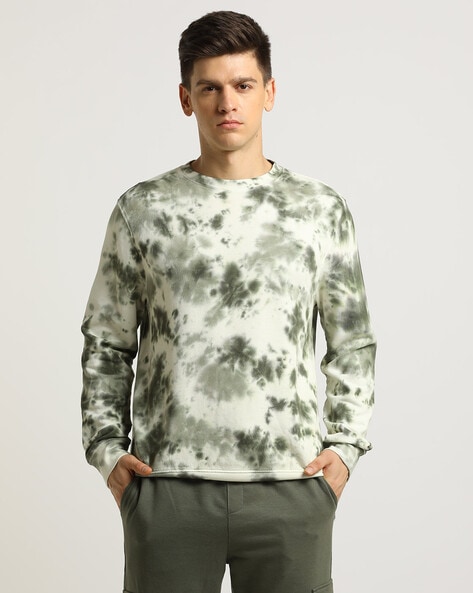 Tie Dye Crew Neck Sweatshirt