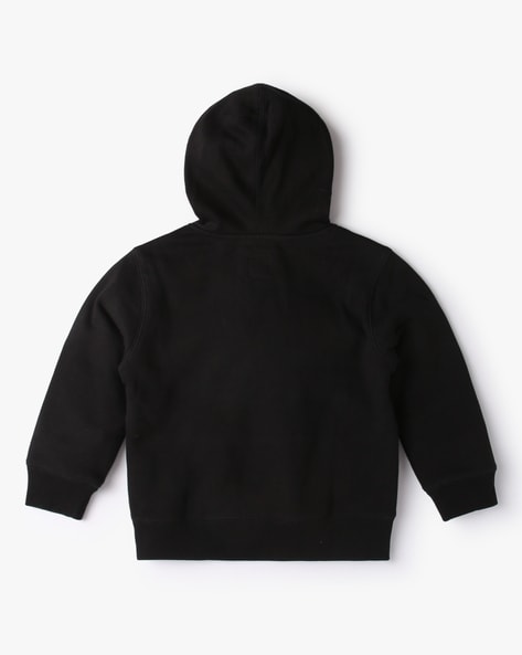 Kids plain 2024 black hoodie