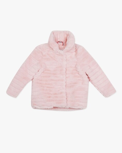 Fluffy Jacket - Light brown/leopard print - Kids | H&M US