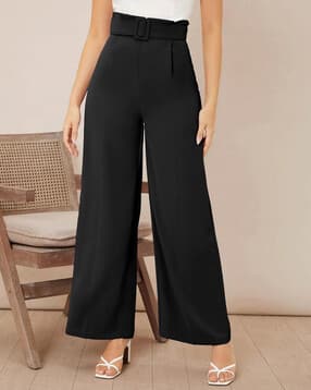 High-Rise Straight Fit Pants-image-34