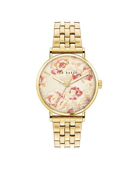 Ted baker Women Analogue Watch with Metallic Strap - BKPPHF208
