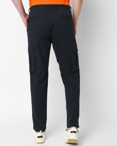 Elasticated Waist Skinny Stretch Cargo Trousers | boohooMAN USA