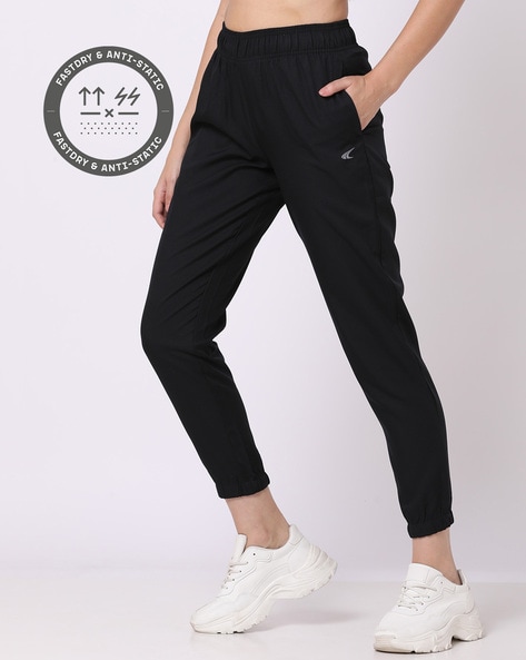 Buy Women High-Rise Joggers with Elasticated Drawstring Waist Online at  Best Prices in India - JioMart.