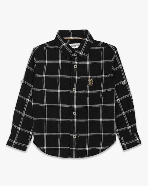 U S Polo Assn Checked Cotton Shirt