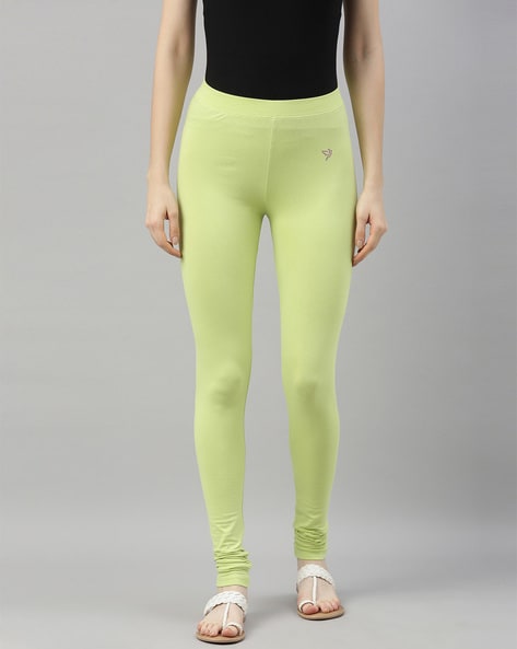 Buy Lime Green Leggings for Women by Twin Birds Online