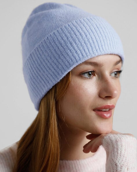 Womens shop blue beanie