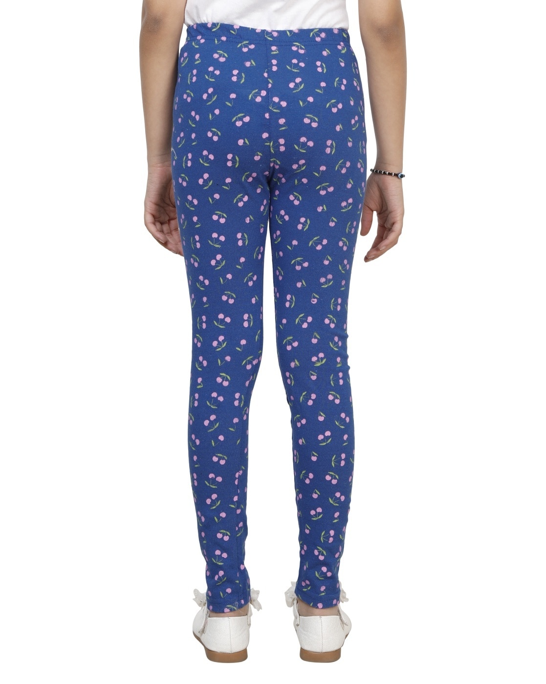 Buy Multicoloured Leggings for Girls by INDIWEAVES Online