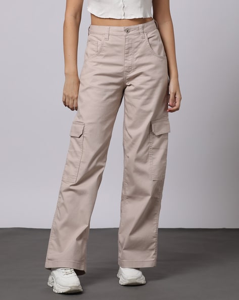 Buy Brown Trousers & Pants for Women by Outryt Online