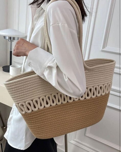 Double strap basket discount bag