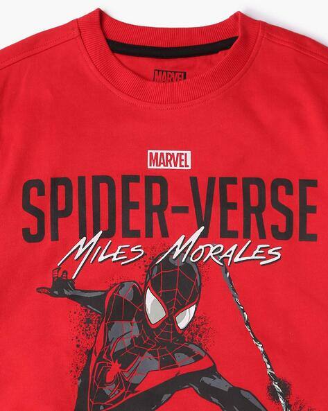 Jiomart Dnmx Online Spider Man Crewneck Sweatshirt Buy Red