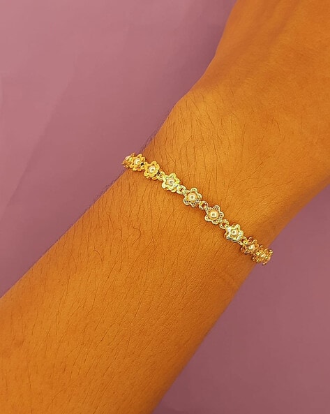 Gold plated bracelets on sale online