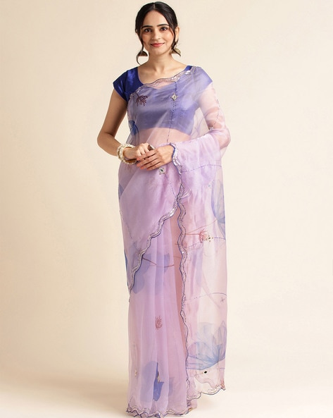 Buy Grey Sarees for Women by SOCH Online | Ajio.com