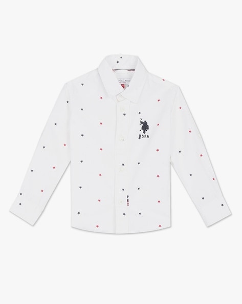 U S Polo Assn Printed Cotton Shirt