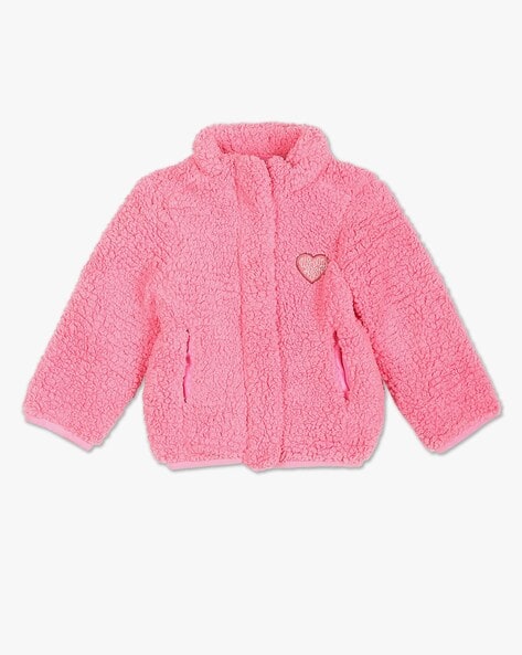 Buy Coral Pink Jackets Shrugs for Girls by Polo Assn