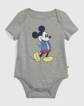 gap kids Mickey Mouse Print Organic Cotton Bodysuit-picture-35