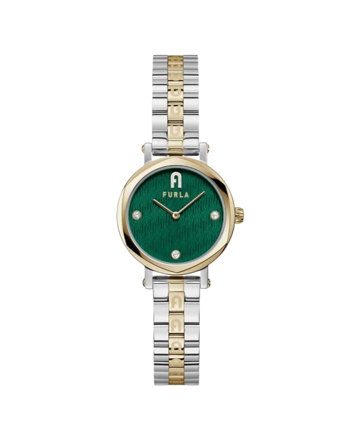 Buy FURLA Analogue Watch with Metallic Strap-WW00033001L4 Dual