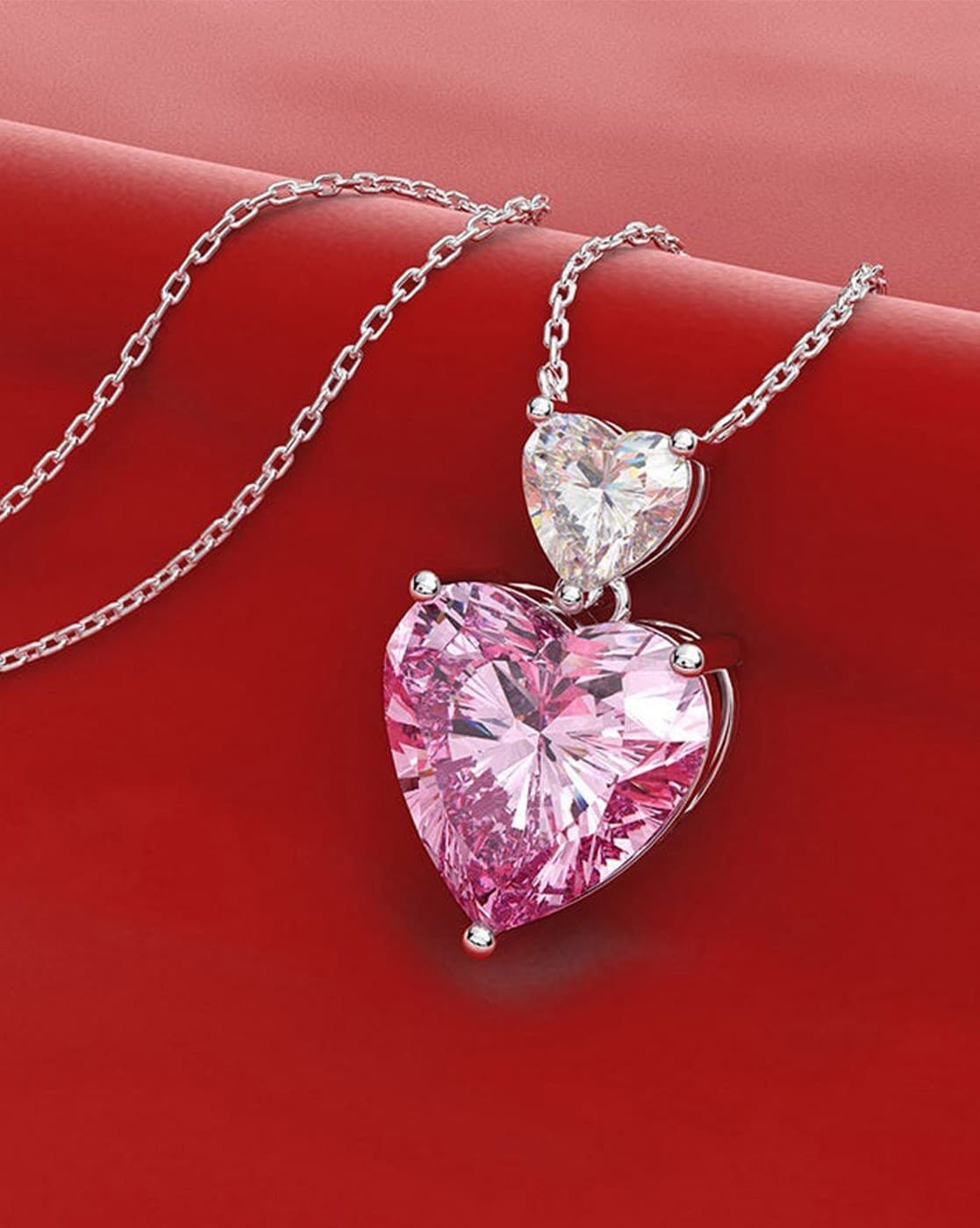 Heart Shape Diamond Pendant, Platinum - Graff