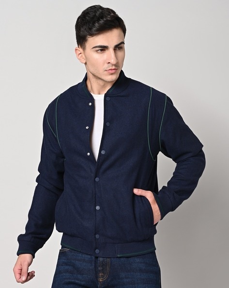 Buy Navy Blue Jackets Coats for Men by Marks Spencer Online Ajio