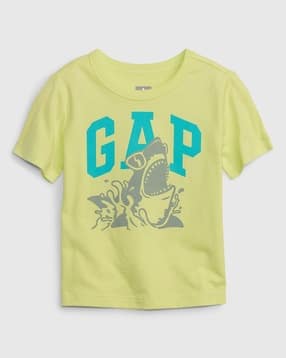 gap kids Logo Print Relaxed Fit Round-Neck T-Shirt-picture-33