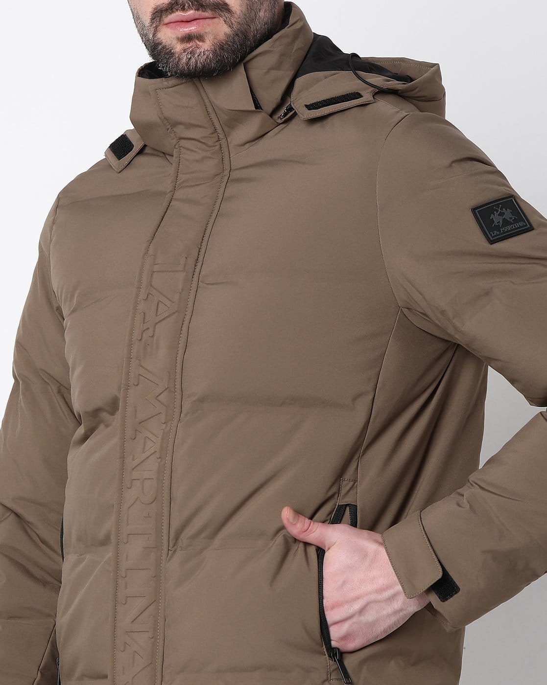 Buy Khaki Jackets & Coats for Men by La Martina Online | Ajio.com