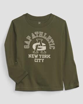 gap kids French Logo Printed Long-Sleeves T-Shirt-picture-34