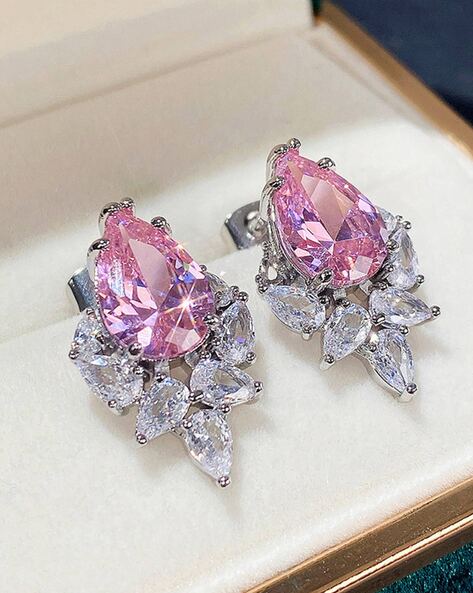 Natural Pink Diamond Drop Earrings – Stephen Wiseley Jewelers