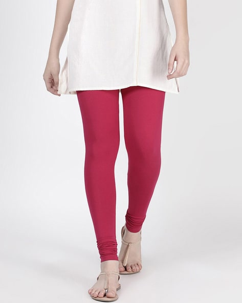 Buy online Pink Cotton Leggings from Capris & Leggings for Women by Tag 7  for ₹579 at 68% off | 2024 Limeroad.com