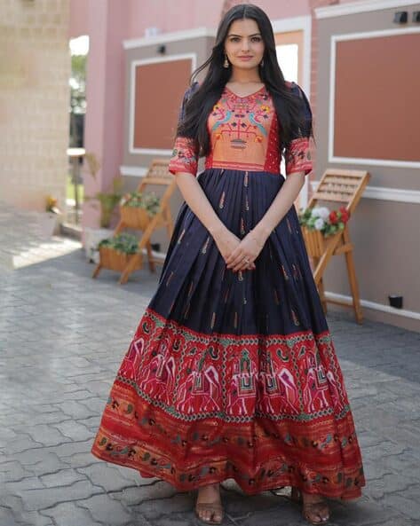 Buy Navy Blue & Red Dresses & Gowns for Women by LIVEWEAR Online | Ajio.com Buy Navy Blue & Red Dresses & Gowns for Women by LIVEWEAR Online | Ajio.com