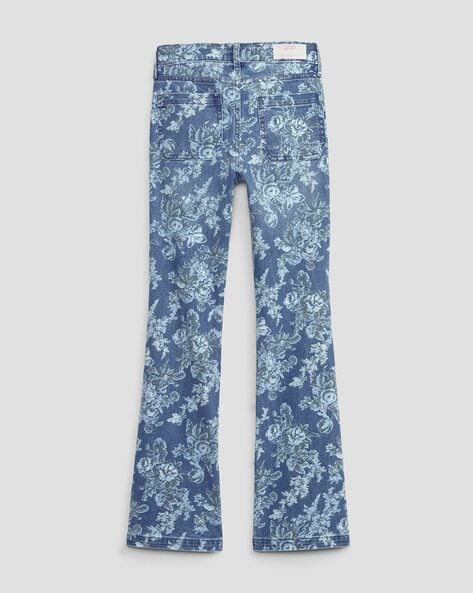 Gap x LoveShackFancy High Rise Floral Flare Jeans - Women's